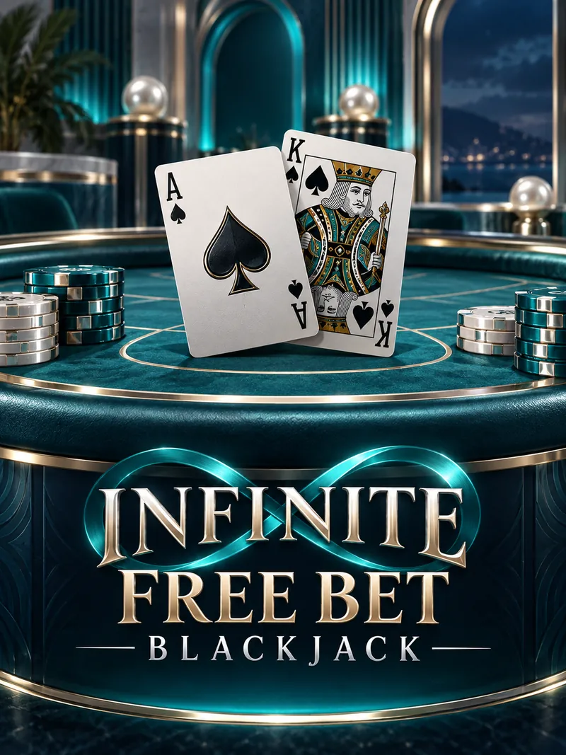 Infinite Free Bet Blackjack စားပွဲ