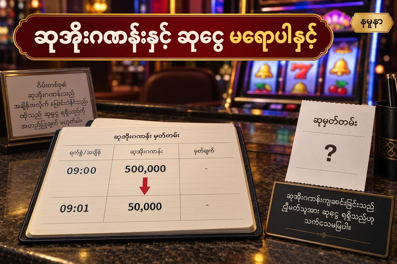 ၀၉:၀၀ နှင့် ၀၉:၀၁ ဆုအိုးတန်ဖိုးကို မသိရသေးသော ဆုရှင်းမှတ်တမ်းနှင့် ခွဲထားသည့်နမူနာ